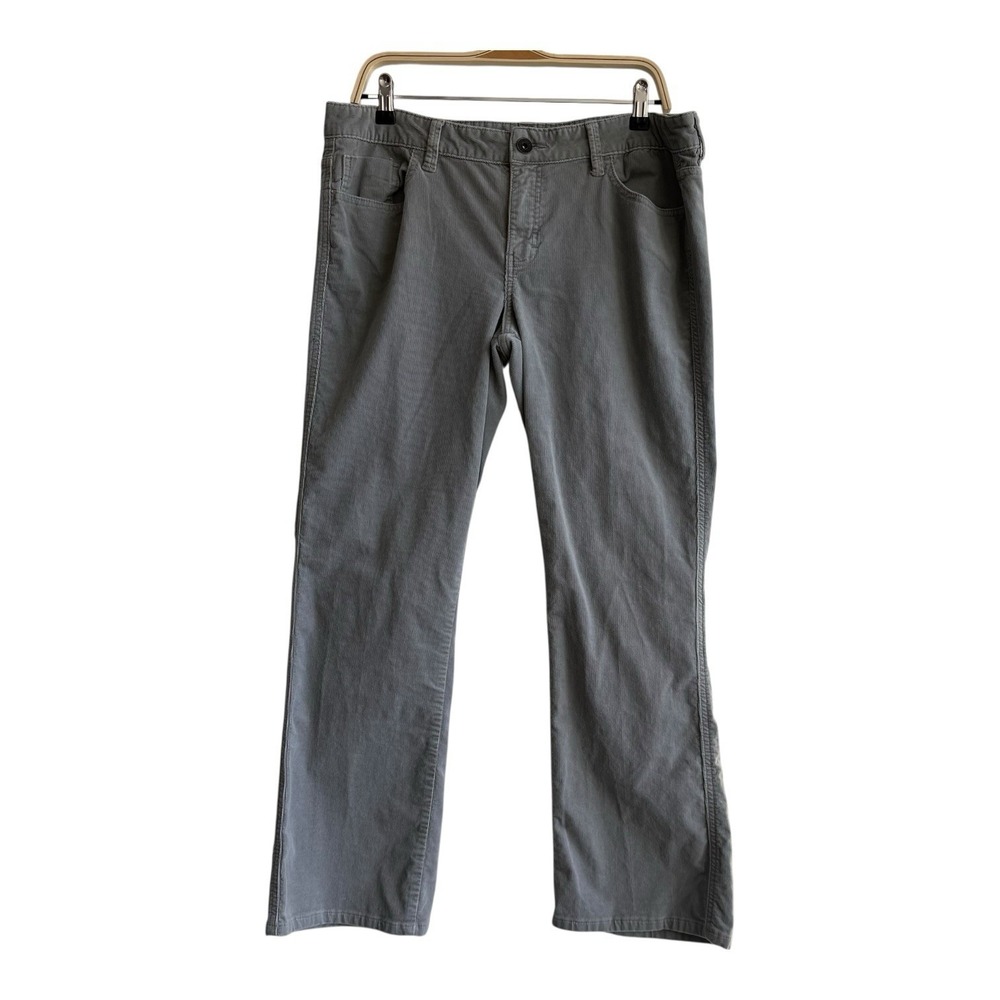 Calvin Klein Women's Jeans 90s‎ Style Grey Corduroy Size 14 Streetwear Casual